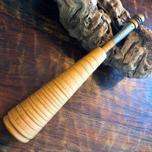 Antique Industrial Spool & Bobbin For Weaving